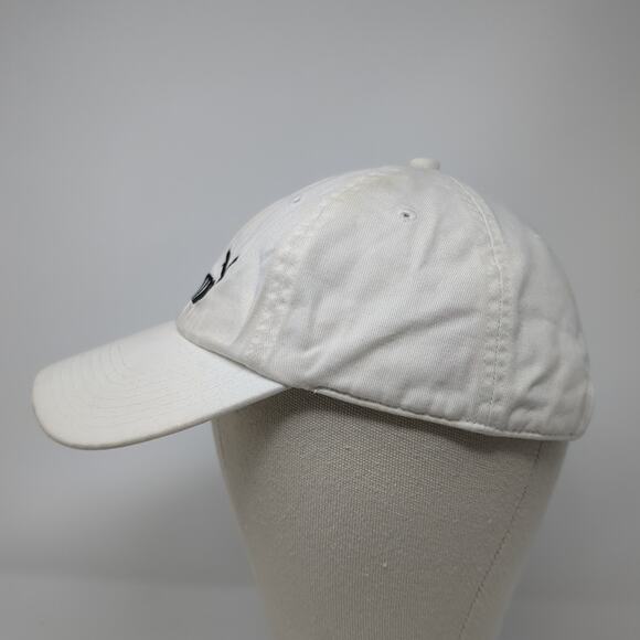 Puma Slideback Baseball Cap White One Size Adjustable Embroidered Vented Holes - Picture 3 of 9